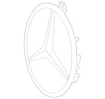 880030064 - : 2021-2023 Mercedes-Benz Metris - Emblem for Mercedes-Benz: Metris Image