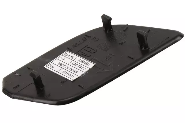 22886691 - : Jet Black Driver Side Door Inside Handle Bolt Finish Cap for Chevrolet: Equinox, Impala, Malibu, Malibu Limited, Sonic, Suburban, Tahoe, Trax | GMC: Terrain, Yukon, Yukon XL Image