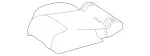 24792011058V58 - Body: Cushion Cover for Mercedes-Benz Image