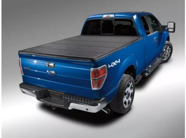 V9L3Z99501A42KA - Exterior: Tonneau Cover - Hard Folding 8.0 Bed for Ford: F-150 Image