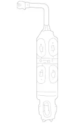 22082171517C45 - Body: Window Switch for Mercedes-Benz Image