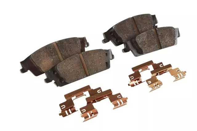 1711228 - Brakes: ACDelcoâ„¢ Brake Pads for Cadillac: Escalade, Escalade ESV | Chevrolet: Silverado 1500, Silverado 1500 LD, Suburban, Tahoe | GMC: Sierra 1500, Sierra 1500 Limited, Yukon, Yukon XL Image