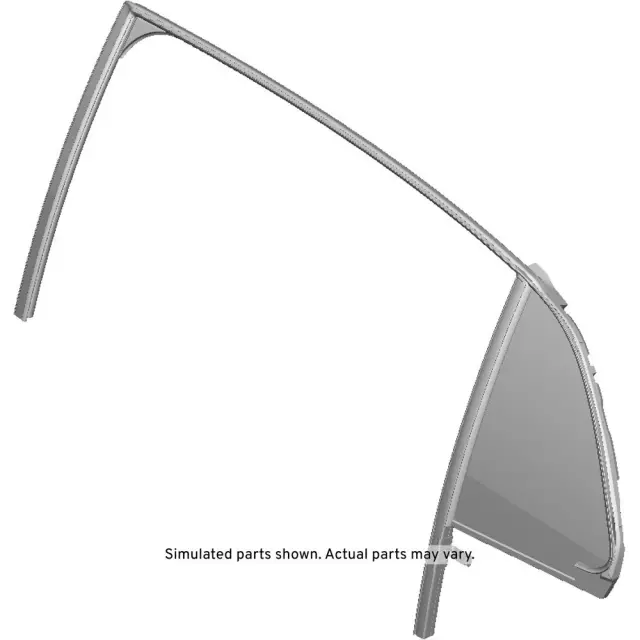 22831426 - : Driver Side Rear Door Stationary Window for Chevrolet: Malibu Image