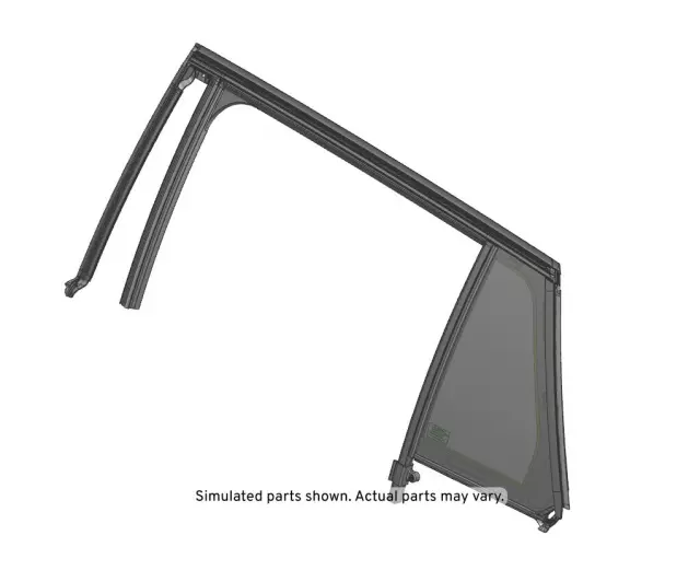 39144552 - : Rear Driver Side Door Window Weatherstrip for GM Image