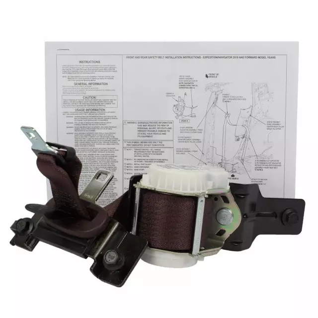 JL1Z78611B64FR - Electrical: Center Seat Belt for Lincoln: Navigator Image