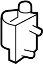 824001MA0A - Body: Upper Hinge for Infiniti Image