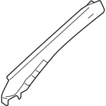 AG1Z5403598CD - Body: Windshield Pillar Trim for Ford: Taurus Image