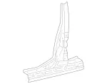2036370324 - Body: Center Pillar for Mercedes-Benz Image