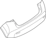 85022JU40H - : Fascia-Rear Bumper for Infiniti Image