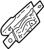 281496Y500 - : Windshield Pillar Speaker for INFINITI: I30, I35 Image