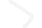 464698080064 - Covering and Lining: Drip Rail for Mercedes-Benz Image