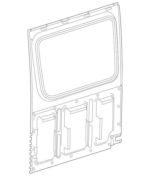9066368110 - Body: Inner Side Panel for Mercedes-Benz: Sprinter 2500, Sprinter 3500 Image image