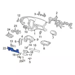 3W6Z7604459CAA - Body: Column Cover for Ford: Thunderbird Image