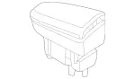 17268002199H15 - Body: Armrest for Mercedes-Benz Image
