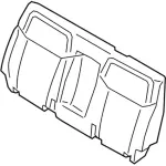 KB3Z2666600DB - Body: Seat Back Cover for Ford: Ranger Image