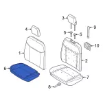 LB3Z2160081CA - : Cushion Cover for Ford: Ranger Image