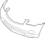 FBM221BA1H - Body: Bumper Cover for INFINITI: EX35, EX37, QX50 Image