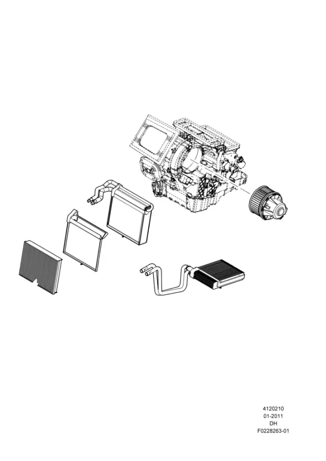 H1FZ19805B - HVAC: Blower Motor for Ford Image