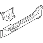 FR3Z6310115A - Body: Side Rail for Ford: Mustang Image