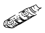 6L3Z5E258A - Exhaust: Converter Shield for Ford: F-150 Image