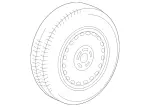 2044009800 - : 2010-2015 Mercedes-Benz - Complete Wheel for Mercedes-Benz: GLK250, GLK350 Image