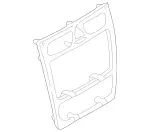 4636800382 - : Molding for Mercedes-Benz Image
