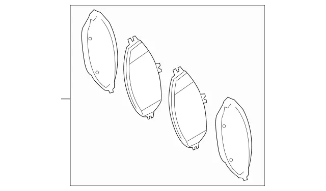 4216502 - Brakes: Parts Kit, Brakepad for Mercedes-Benz: GLE350, GLE450, GLE580, Maybach GLS600 Image image