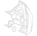 1679060507 - : Rear Lamp Combination for Mercedes-Benz: GLE350, GLE450e, GLE580 Image