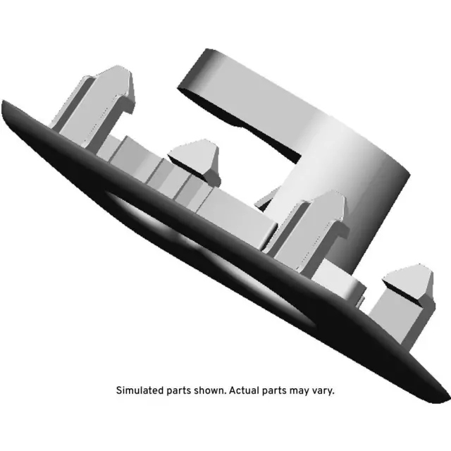 20907886 - : Shale Passenger Side Cargo Net Bracket Trim Plate for Cadillac: SRX Image