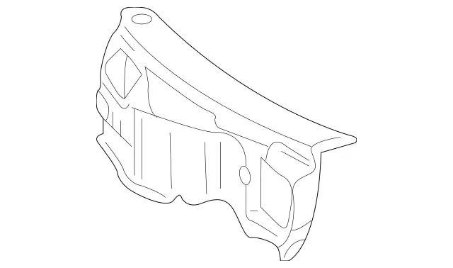 2036201408 - Cowl, Front Panel: Firewall for Mercedes-Benz: 180C, C230, C240, C280, C32 AMG, C320, C350, C55 AMG, CLK320, CLK350, CLK500, CLK55 AMG, CLK550, CLK63 AMG Image image