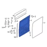 NK4Z6124622F - Body: Door Shell for Ford: E-Transit, Transit-150, Transit-250, Transit-350, Transit-350 HD Image