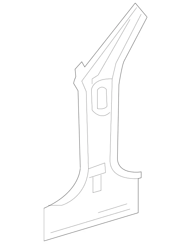 2096301210 - Body: Inner Pillar for Mercedes-Benz Image