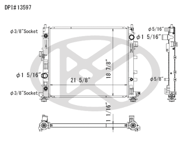 A13597 - : Koyorad Radiator for Koyo Image
