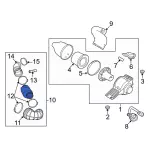 HC2Z9B659B - : Air Outlet for Ford: E-350 Super Duty, E-450 Super Duty Image
