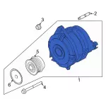 L1MZ10346D - : Alternator for Ford: Police Interceptor Utility | Lincoln: Aviator Image