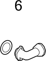 214144GD0A - Cooling System: Upper Pipe O-Ring for Infiniti Image