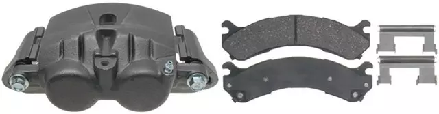 19114351 - : Rear Passenger Side Disc Brake Caliper Assembly with Semi-Metallic Pads (Loaded Non-Coated), Remanufactured for GM Image