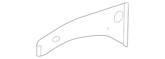 212626105264 - Front-End Assembly, Front Panel: Longitudinal Member for Mercedes-Benz: CLS400, CLS550, CLS63 AMG, CLS63 AMG S, E250, E350, E400, E550, E63 AMG, E63 AMG S Image image