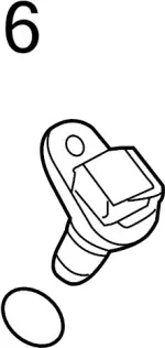 22131ED000 - Electrical: Camshaft Sensor Seal for INFINITI: FX37, Q70, Q70L, QX50, QX70 Image