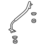 K2GZ7C410A - Cooling System: Inlet Tube for Ford: Edge | Lincoln: Nautilus Image