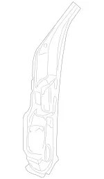 9066305216 - Body: Hinge Pillar Reinforced for Mercedes-Benz: Sprinter 2500, Sprinter 3500 Image