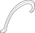 788605DA0A - : Wheel Opening Molding for INFINITI: QX30 Image