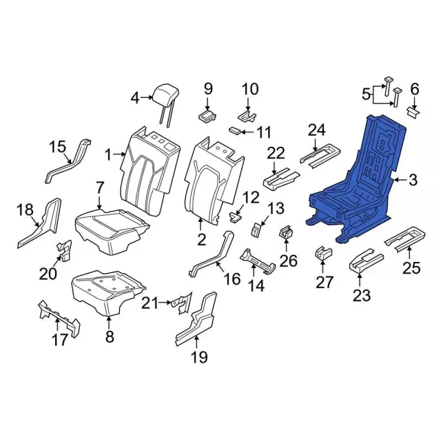 Frame Assembly - Ford (JL7Z-78613A10-U)
