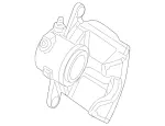 2074210081 - Brakes: Piston Housing for Mercedes-Benz Image
