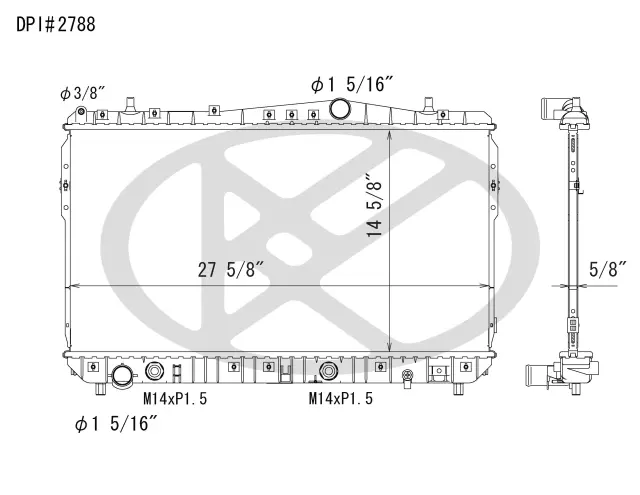 A2788 - Cooling Systems: Koyorad Radiator for Koyo Image