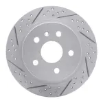 83045015L - : DFC Geoperformance Rotor - Drilled and Slotted for DYNAMIC FRICTION Image