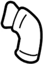 876091MA6A - Body: Duct for Infiniti Image