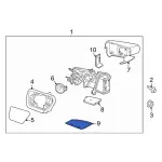 ML3Z17K709BC - Body: Trim Cover for Ford Image