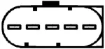 9149031 - : HELLA Mass Air Flow Sensor 009149031 for Hella Image