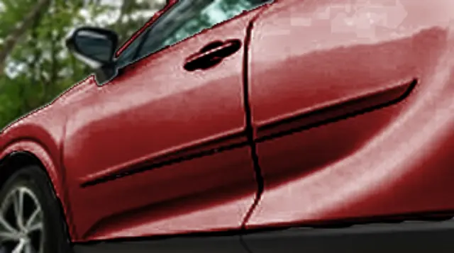 PT9384823126 - Exterior: Body Side Molding - Matador Red Mica for Lexus: RX350, RX350h, RX450h+, RX500h Image